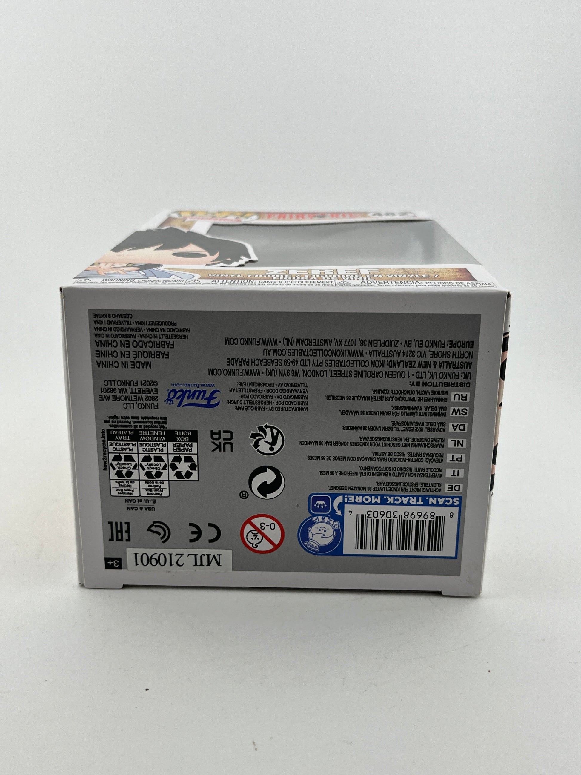 Funko POP! Animation Fairy Tail - Zeref #482 - Vinyl Collectable FRENLY BRICKS - Open 7 Days