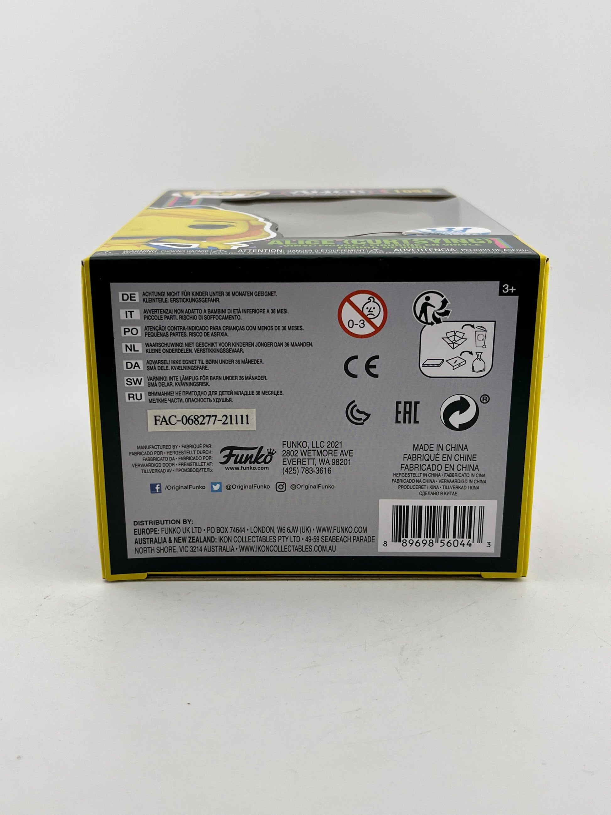 Funko POP! Disney Alice In Wonderland - Alice (Curtsying) #1058 - Black Light Exclusive FRENLY BRICKS - Open 7 Days