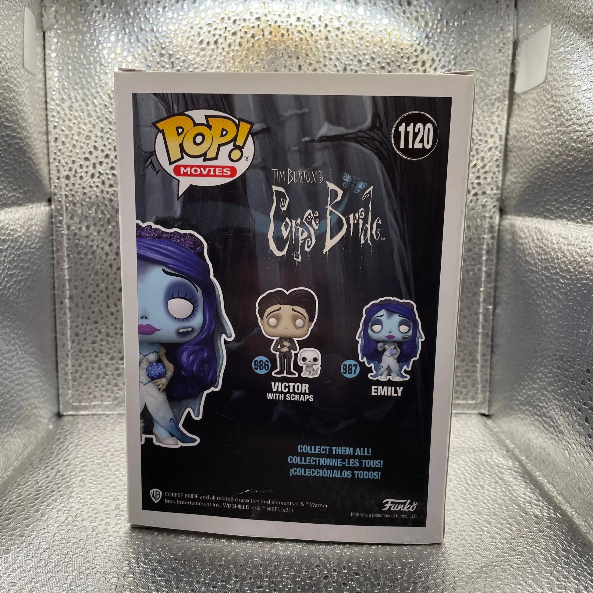 Funko Pop! Corpse Bride - Emily with Worm - Diamond #1120 FRENLY BRICKS - Open 7 Days