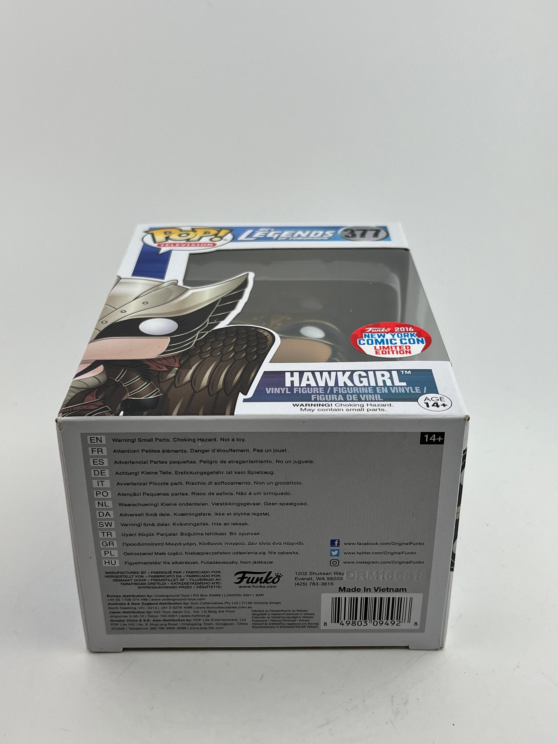 Funko POP! Television DC’s Legends Of Tomorrow - Hawkgirl #377 - New York Limited Edition FRENLY BRICKS - Open 7 Days