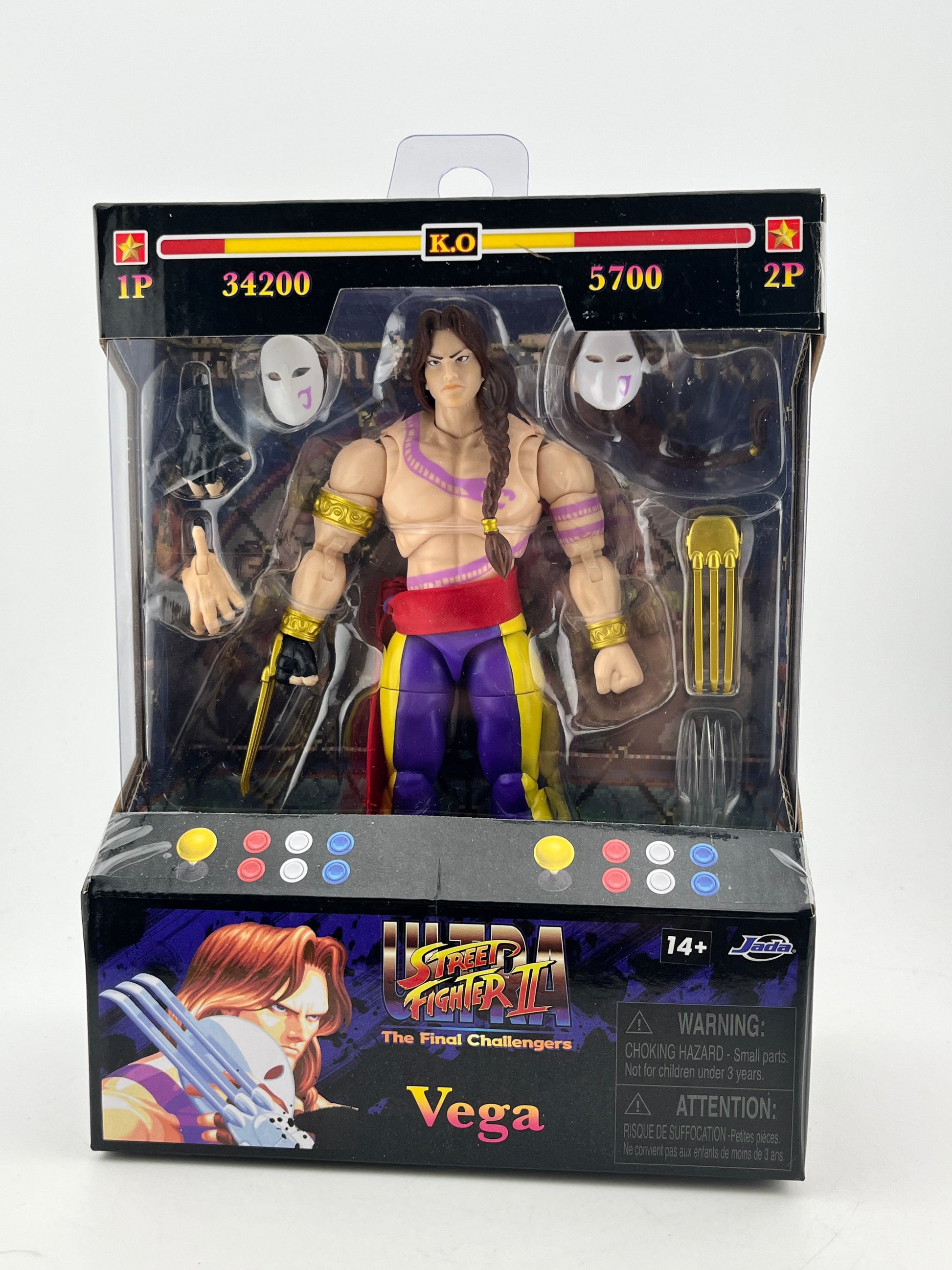 Street Fighter II The Final Challengers - Vega 6 inch Action Figure FRENLY BRICKS - Open 7 Days