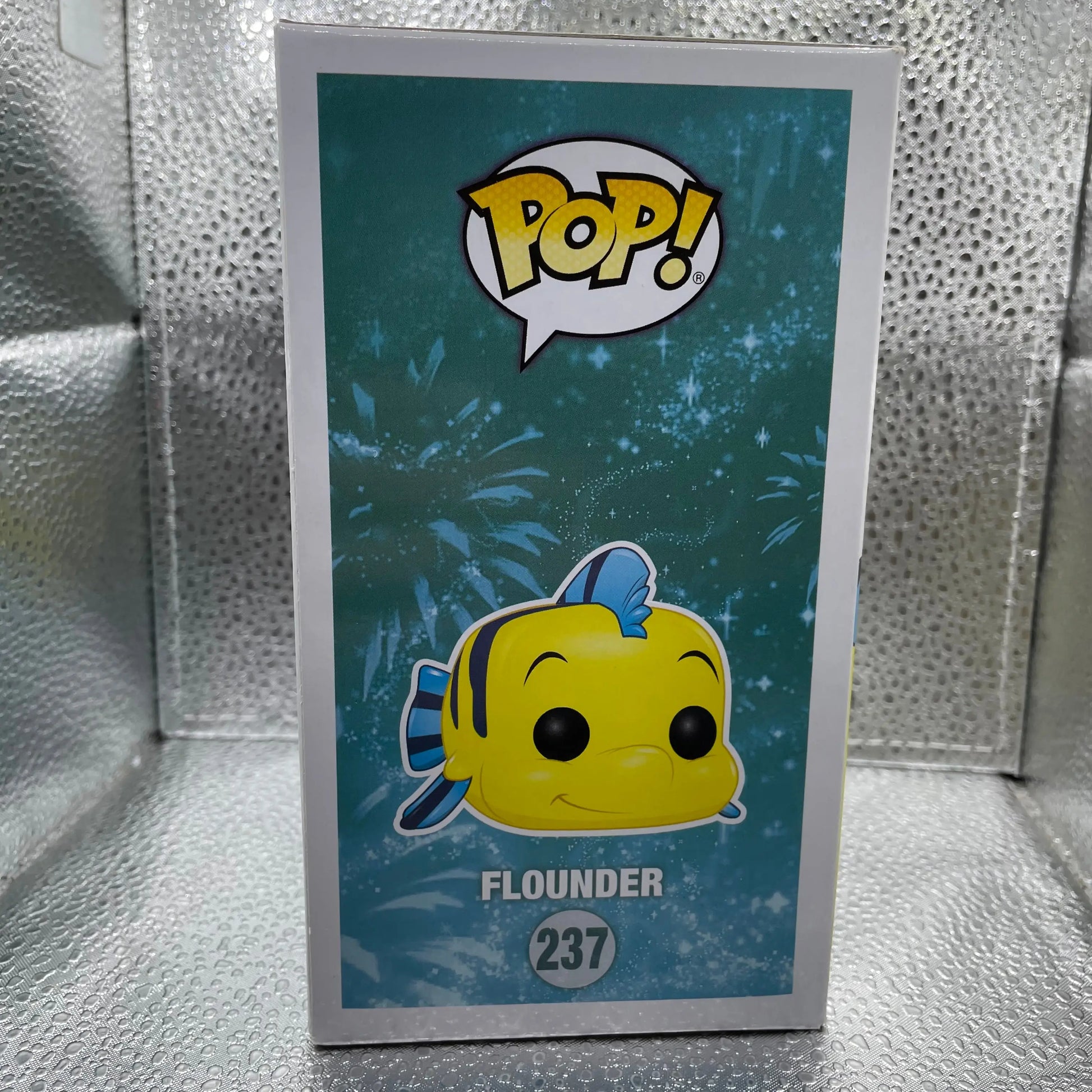 Funko POP Disney Flounder Little Mermaid 237 Exclusive Diamond Collection FRENLY BRICKS - Open 7 Days