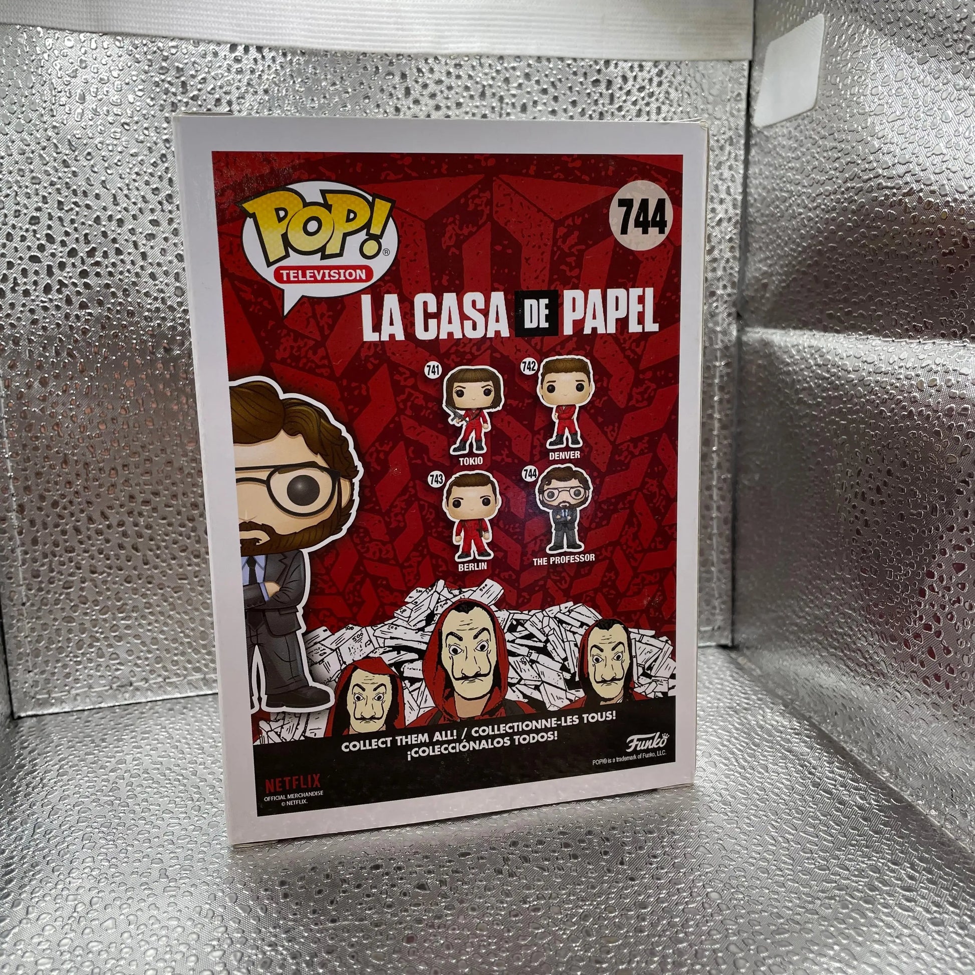 Funko Pop! La Casa de Papel #744 *The Professor* Sigma FRENLY BRICKS - Open 7 Days