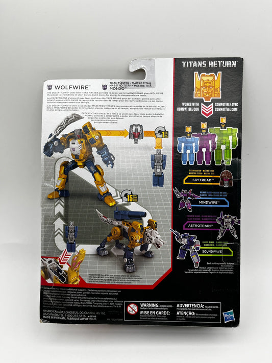 Transformers Generations 2015 Titans Return Monxo & Wolfwire FRENLY BRICKS - Open 7 Days