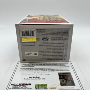 Funko POP! Television Preacher Arseface #366 - Autographed With COA *See Images* FRENLY BRICKS - Open 7 Days