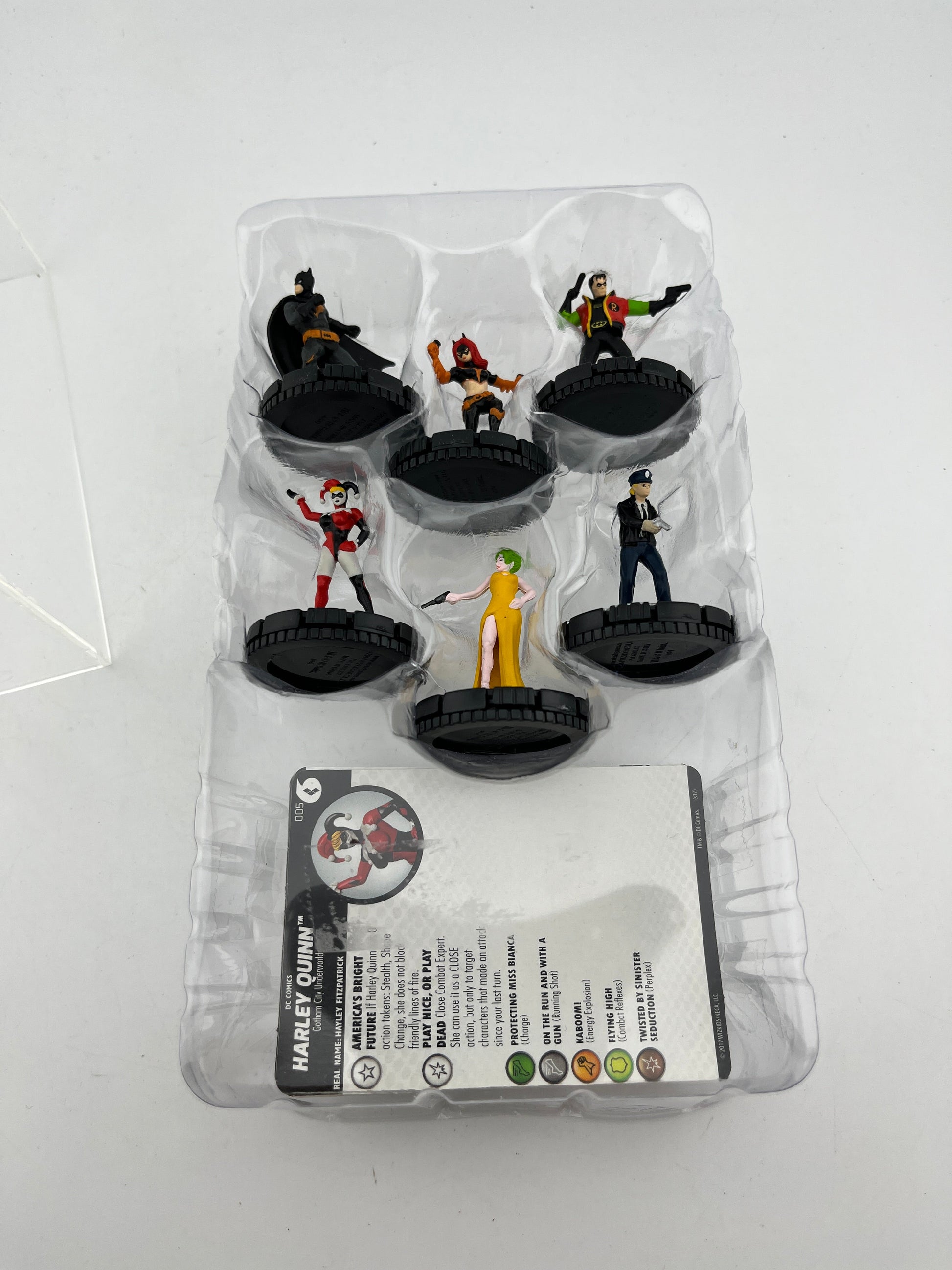 2017 Heroclix Figures: Harley Quinn and the Gotham Girls Fast Forces - No Box - Complete FRENLY BRICKS - Open 7 Days