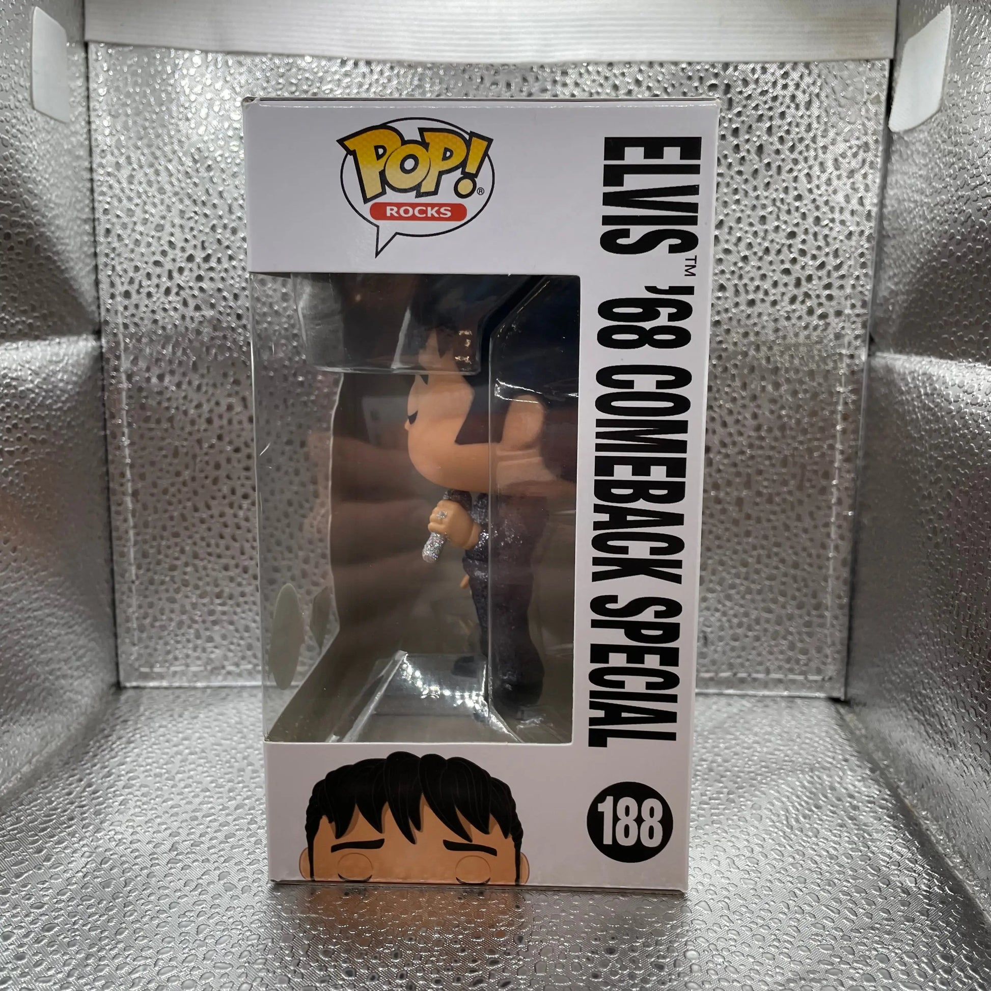 Elvis Presley 68 Comeback Special Diamond Glitter Funko Pop! Vinyl FRENLY BRICKS - Open 7 Days