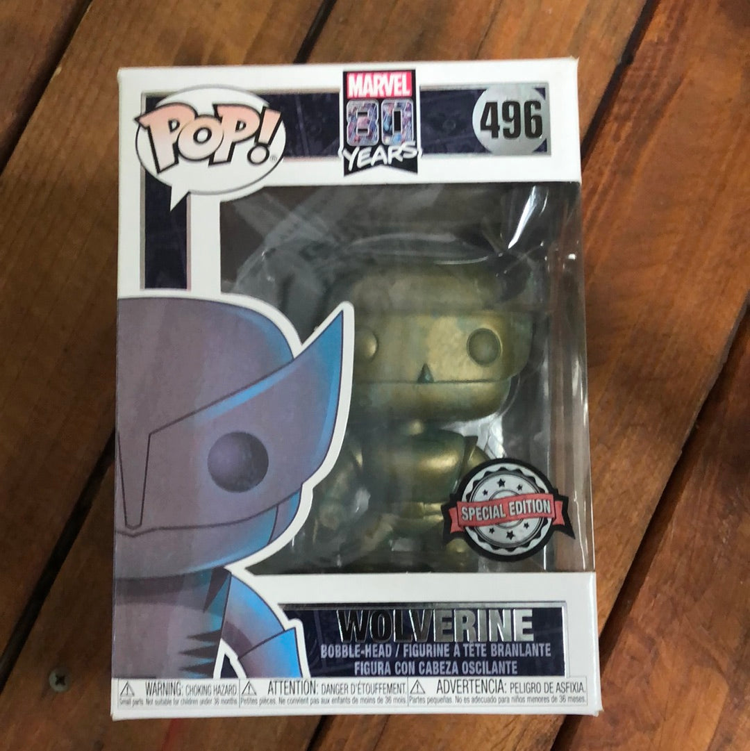 Pop Vinyl 496 Wolverine (Verdigris Bronze Edition) FRENLY BRICKS - Open 7 Days