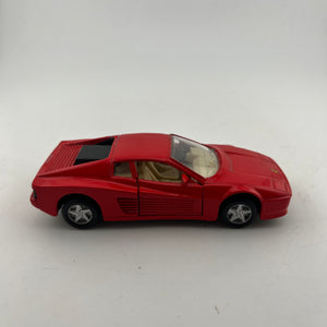 Maisto Ferrari 512TR 1:39 Scale Diecast Model Toy Car Shell Collezione Red - Loose FRENLY BRICKS - Open 7 Days