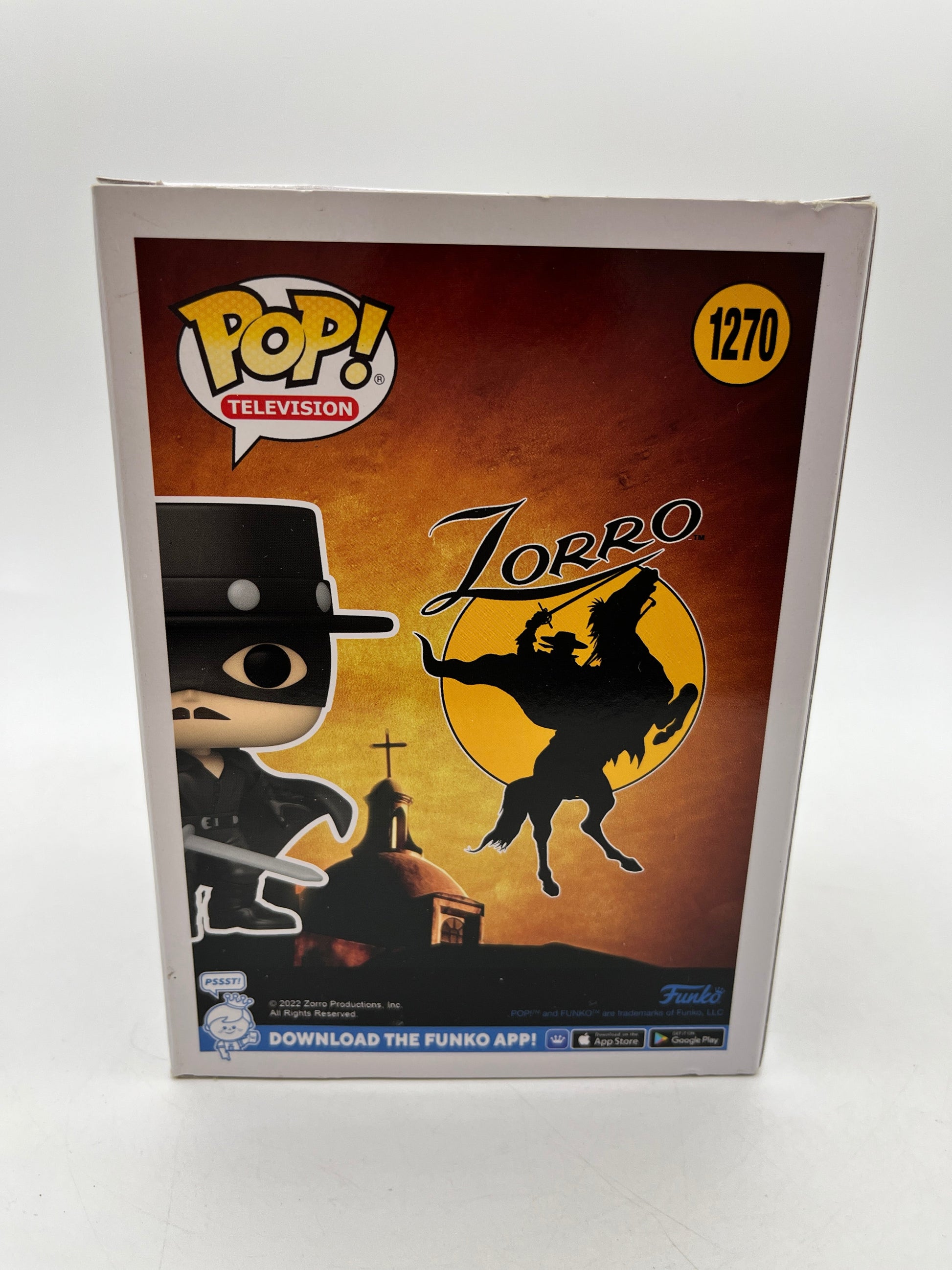 Funko POP! Television- Zorro #1270 - Vinyl Collectable FRENLY BRICKS - Open 7 Days