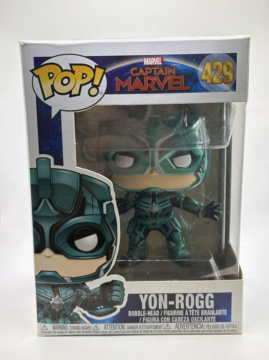Funko POP! Marvel Captain Marvel #429 Yon-Rogg Bobble-Head - Box DMG — front