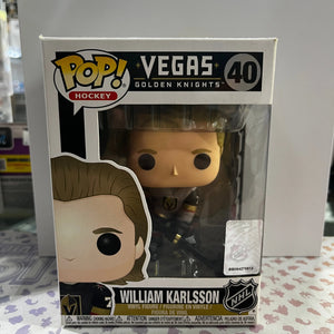 Funko Pop Vinyl Hockey Vegas Golden Knights William Karlsson #40 FRENLY BRICKS - Open 7 Days