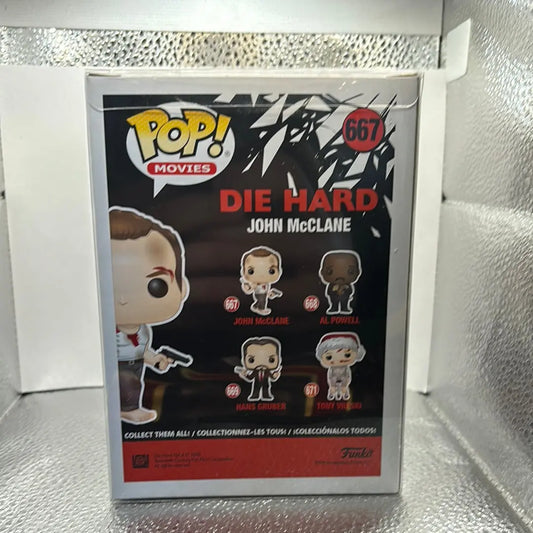 John McClane #667 - Die Hard - FUNKO Pop! Vinyl Figure VAULTED - FRENLY BRICKS - Open 7 Days