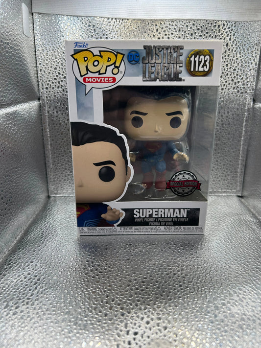 FUNKO Pop Vinyl Dc #1123 Superman FRENLY BRICKS - Open 7 Days