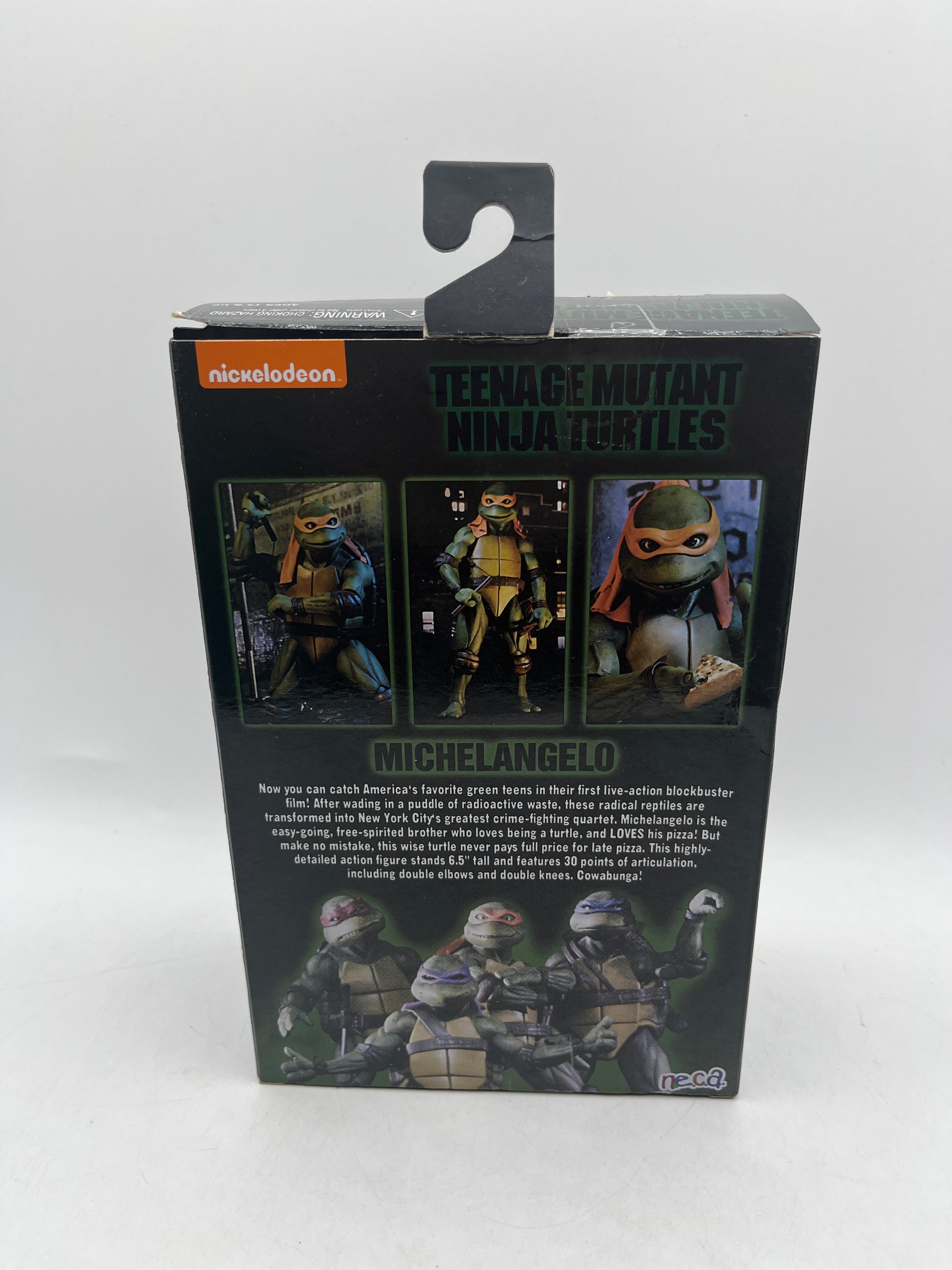 NECA Michelangelo Teenage Mutant Ninja Turtles Figure 1990 Movie Gamestop FRENLY BRICKS - Open 7 Days
