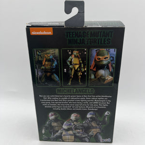 NECA Michelangelo Teenage Mutant Ninja Turtles Figure 1990 Movie Gamestop FRENLY BRICKS - Open 7 Days
