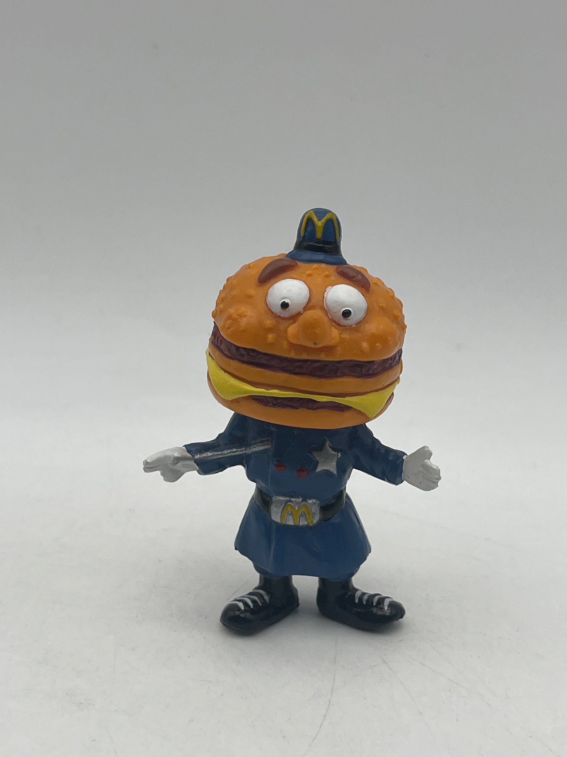 Vintage McDonald's Happy Meal Promotional Toy Officer Big Mac PVC FRENLY BRICKS - Open 7 Days