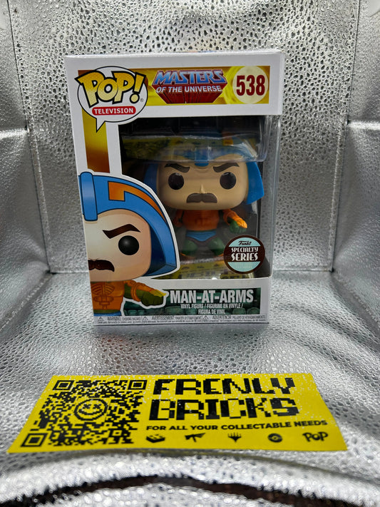 Pop Vinyl Masters Of The Universe Man-At-Arms FRENLY BRICKS - Open 7 Days