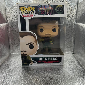 Funko Pop Vinyl #99 Suicide Squad Rick flag FRENLY BRICKS - Open 7 Days