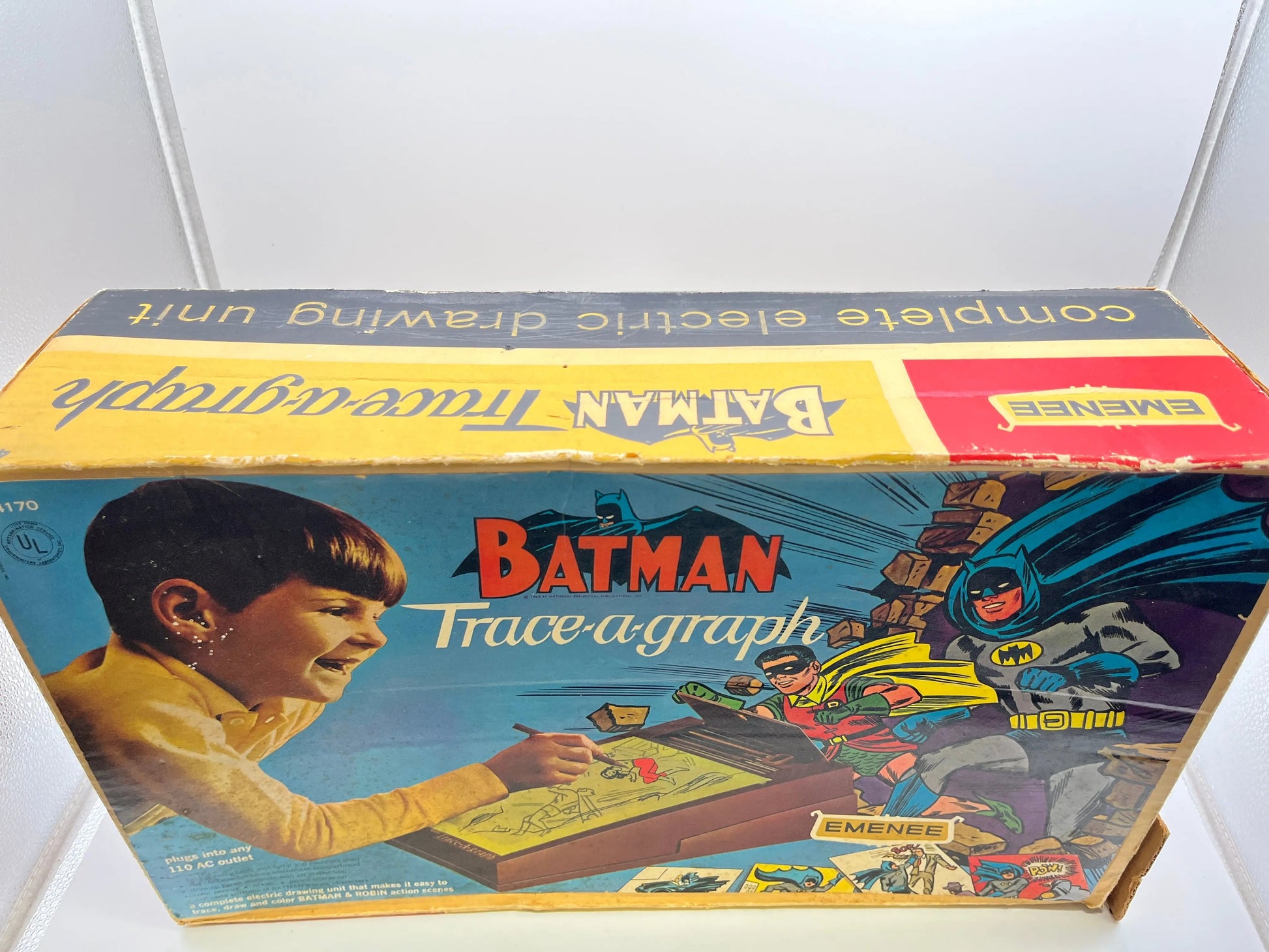 Vintage 1966 Emenee Batman and Robin Trace-a-Graph Retro - Not Sealed FRENLY BRICKS - Open 7 Days