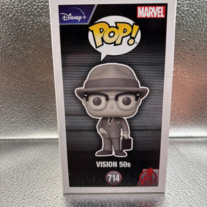 Funko Pop Vinyl #714 Marvel Vision 50s FRENLY BRICKS - Open 7 Days