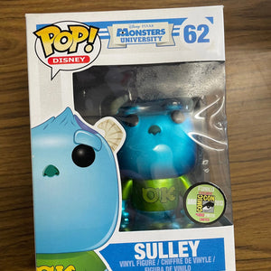 Funko Pop - Sulley (Metallic) - SDCC Exclusive - 180 Piece Limited Numbered - #62 DISNEY FRENLY BRICKS - Open 7 Days