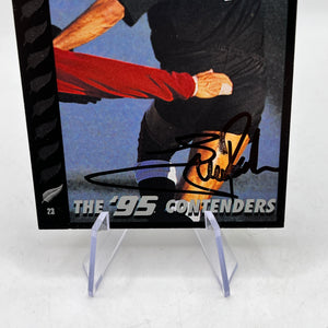 Eric Rush Auto - 1995 Dynamic Marketing Rugby Union Card NZ All Blacks #23 FRENLY BRICKS - Open 7 Days