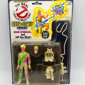 Kenner The Real Ghostbusters: Ecto-Glow Heroes - Egon Spengler and Jail Jaw - Sealed FRENLY BRICKS - Open 7 Days