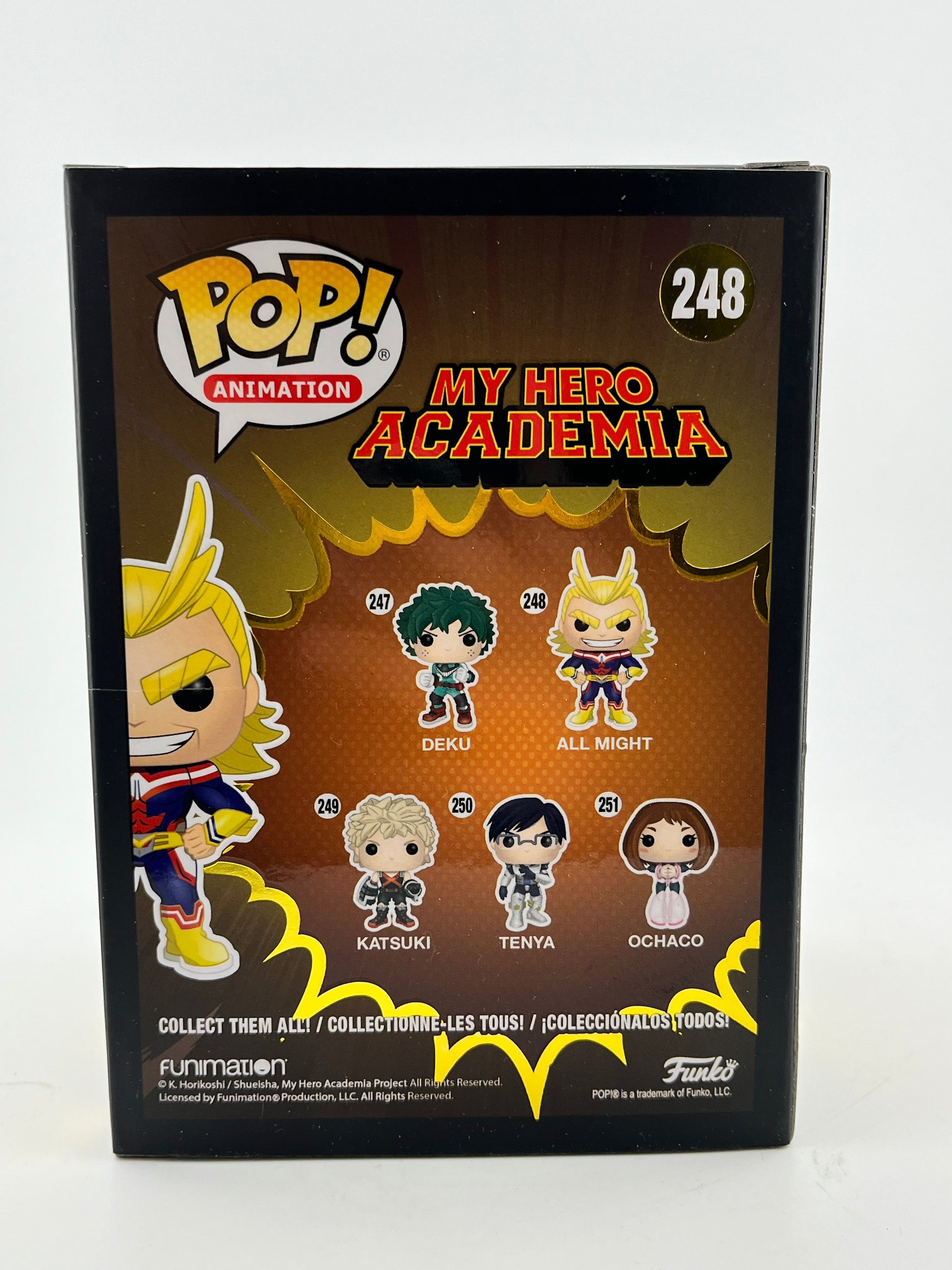 Funko POP! Animation My Hero Academia - All Might #248 - 25th Anniversary FRENLY BRICKS - Open 7 Days