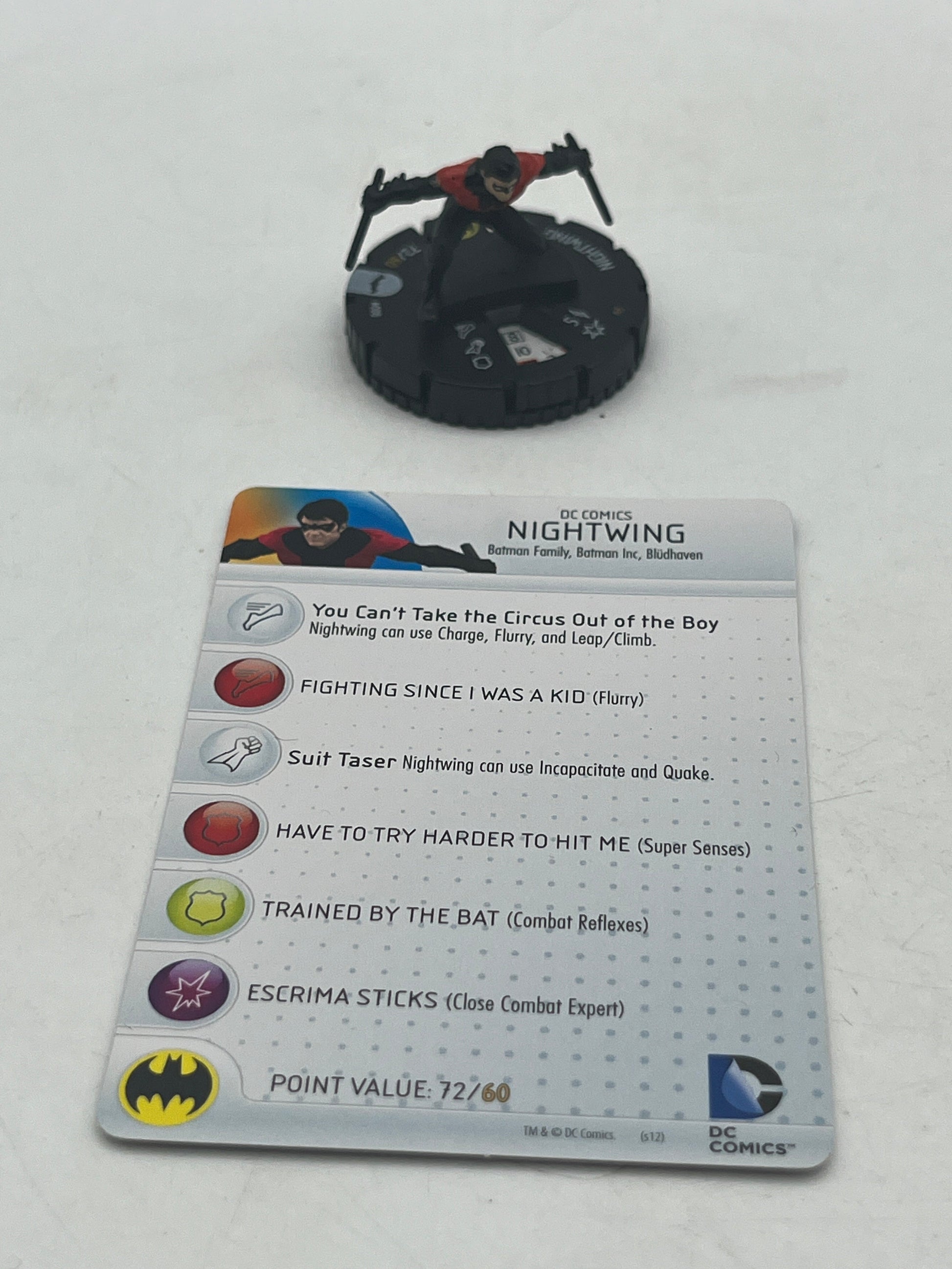 DC Heroclix Batman Nightwing Common #008 FRENLY BRICKS - Open 7 Days