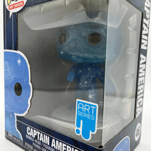 Funko POP! Art Series Marvel The Infinity Saga Captain America #46 - Vinyl Collectable FRENLY BRICKS - Open 7 Days