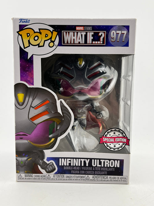 Funko POP! Marvel What If…? - Infinity Ultron #977 - Special Edition FRENLY BRICKS - Open 7 Days