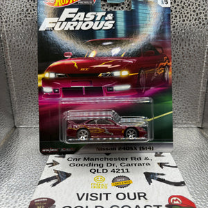 Hotwheels  Nissan 240SX (514) Original Fast FRENLY BRICKS - Open 7 Days