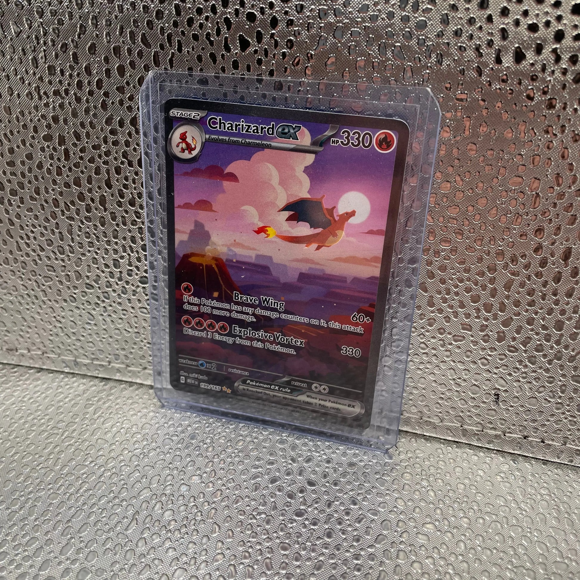 Pokémon TCG Charizard ex Scarlet & Violet-151 199/165 Holo Special Illustration FRENLY BRICKS - Open 7 Days