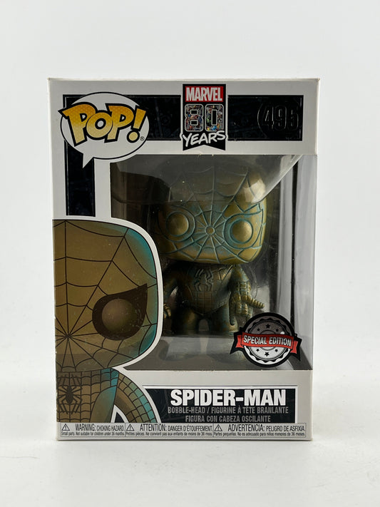 Funko POP! Marvel 80 years - Spider-Man #495 - Special Edition FRENLY BRICKS - Open 7 Days