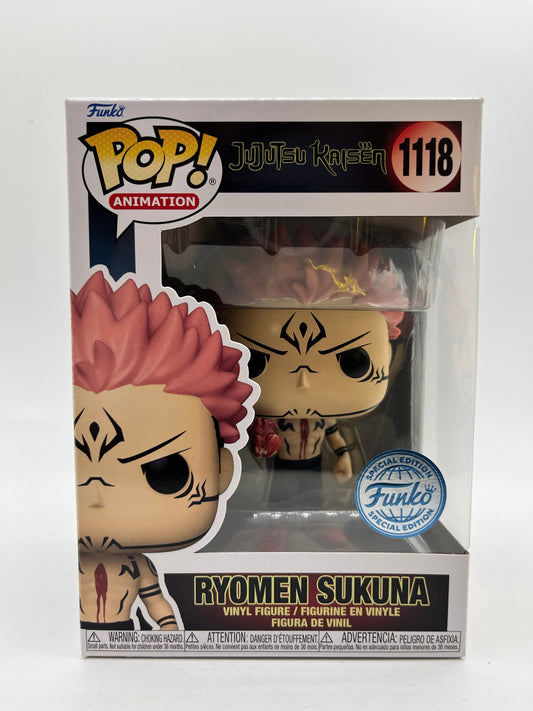 Funko POP! Animation JuJutsu Kaisen - Ryomen Sukuna #1118 - Special Edition FRENLY BRICKS - Open 7 Days