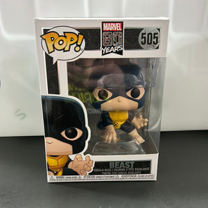 Funko Pop! Vinyl Figure Beast #505 Marvel 80 Years X-Men FRENLY BRICKS - Open 7 Days