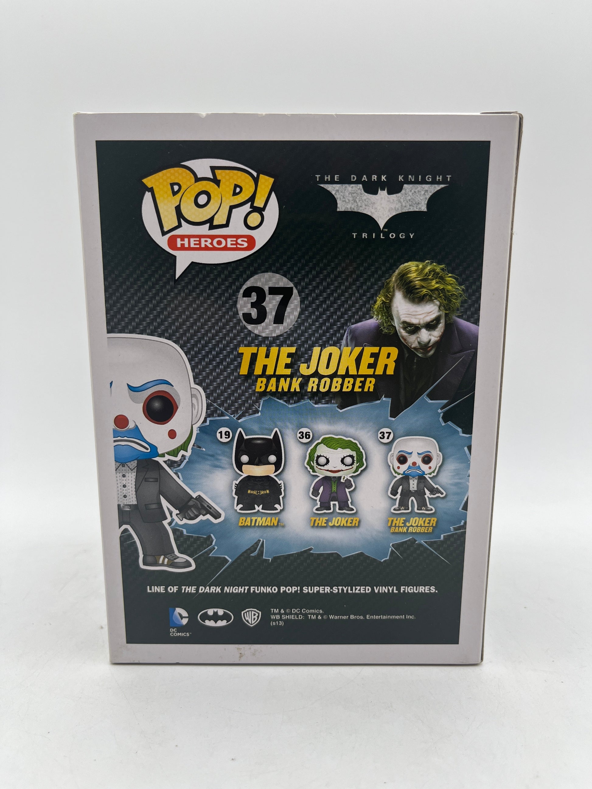 Funko Pop! The Joker Bank Robber #37 Batman the Dark Knight Trilogy Figure FRENLY BRICKS - Open 7 Days