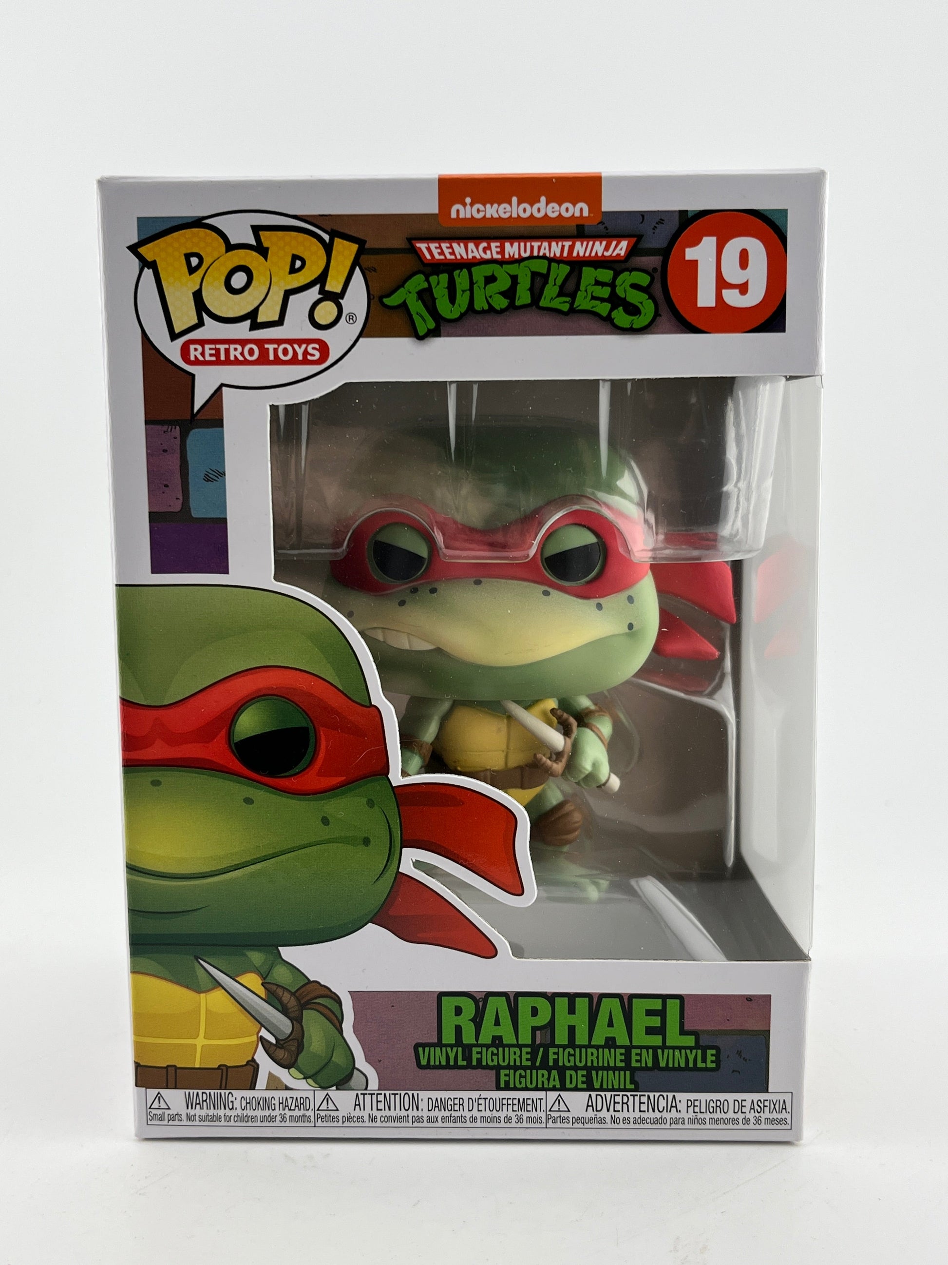 Funko POP! Retro Toys Teenage Mutant Ninja Turtles - Raphael #19 - Vinyl Collectable FRENLY BRICKS - Open 7 Days
