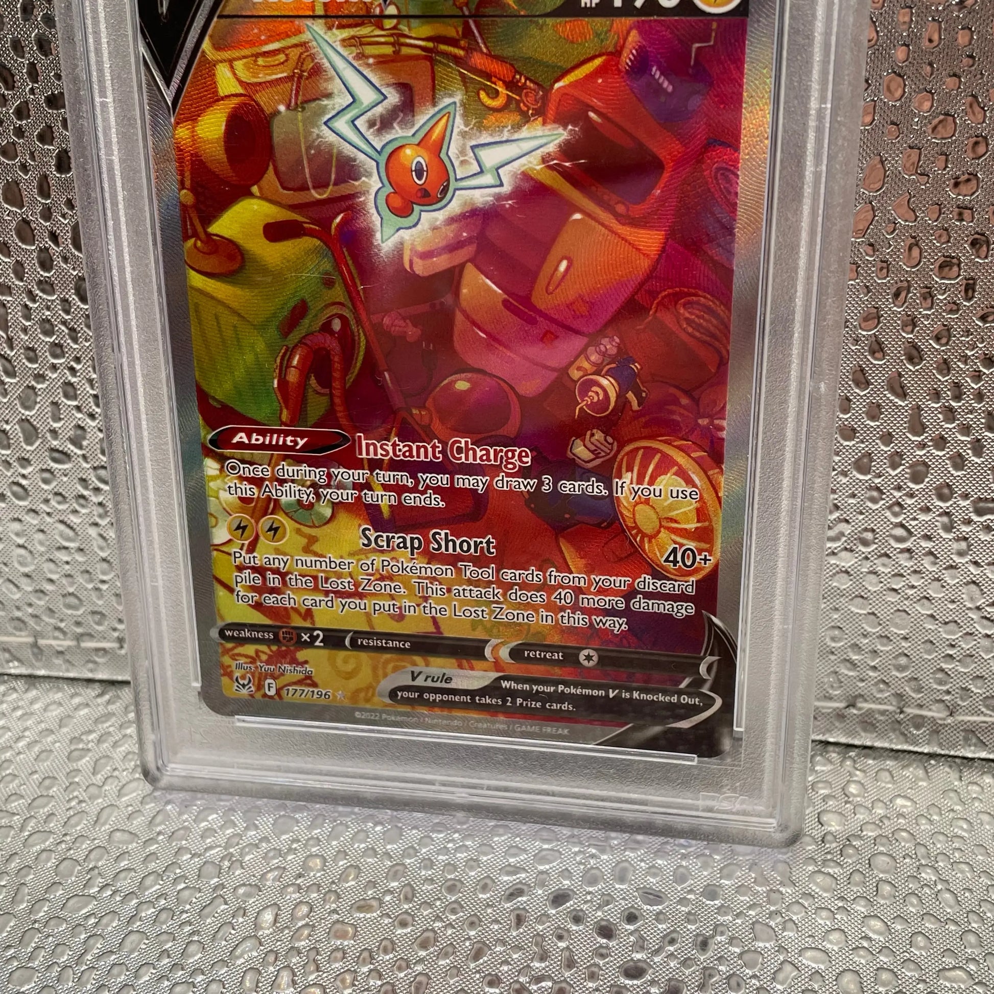 Pokémon TCG Rotom V Lost Origin 177/196 PSA 10 FRENLY BRICKS - Open 7 Days