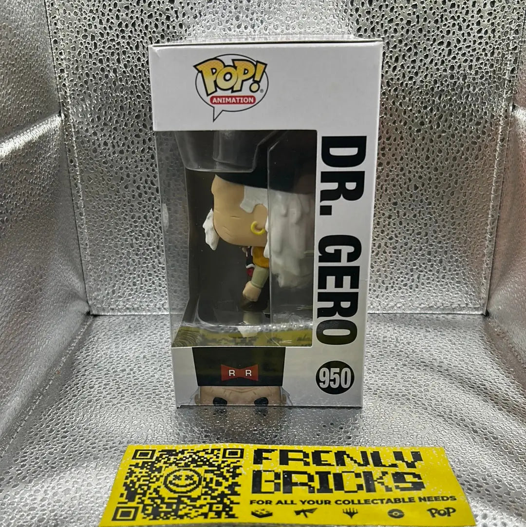 Pop Vinyl Dragon Z 950 Dr.Gero FRENLY BRICKS - Open 7 Days