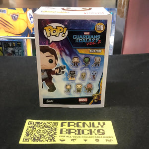 Funko POP! | #198 Star-Lord - Marvel: Guardians of the Galaxy Vol. 2 | Chase FRENLY BRICKS - Open 7 Days