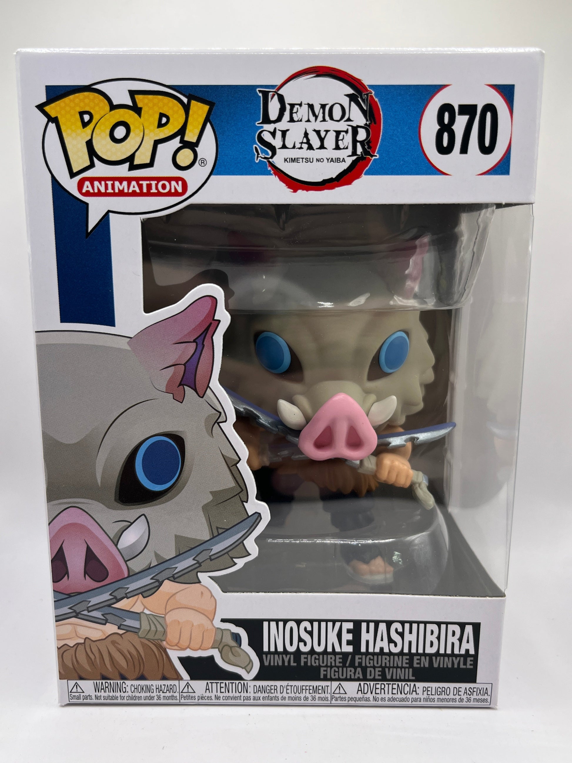 Funko Pop! Vinyl Demon Slayer: Kimetsu no Yaiba Series - Inosuke Hashibira #870 FRENLY BRICKS - Open 7 Days