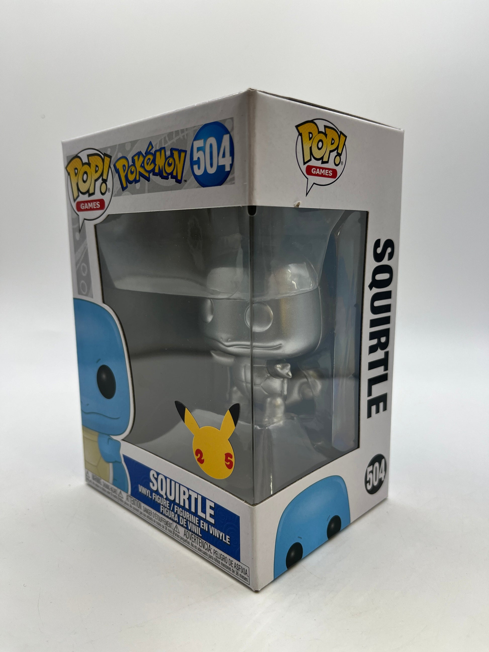 Funko POP! Pokémon - Squirtle #504 - 25th Anniversary Collectable FRENLY BRICKS - Open 7 Days