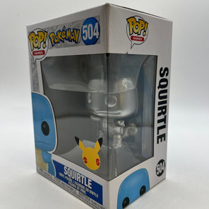 Funko POP! Pokémon - Squirtle #504 - 25th Anniversary Collectable FRENLY BRICKS - Open 7 Days