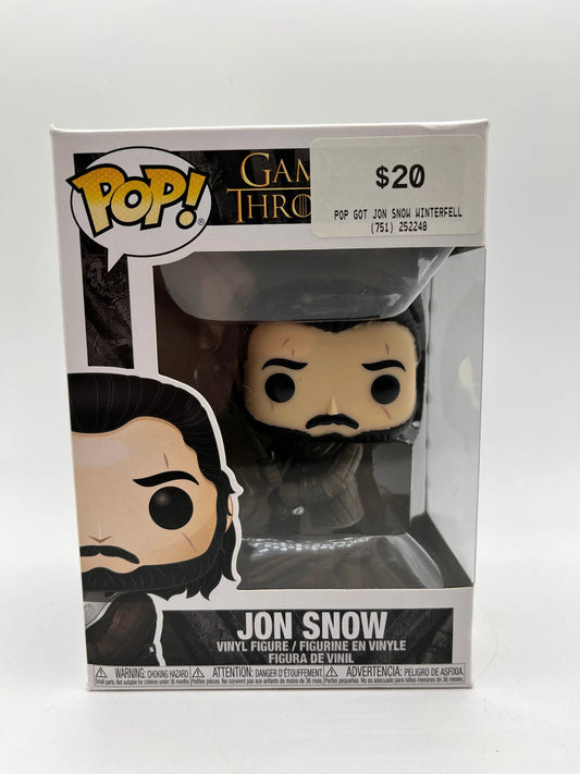 Funko POP! Television Game Of Thrones Jon Snow #80 - Vinyl Collectable FRENLY BRICKS - Open 7 Days