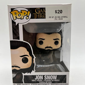 Funko POP! Television Game Of Thrones Jon Snow #80 - Vinyl Collectable FRENLY BRICKS - Open 7 Days