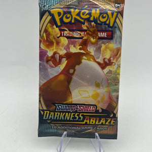 Pokemon TCG Sword & Shield Darkness Ablaze Booster Pack Art Set SEALED x4 FRENLY BRICKS - Open 7 Days