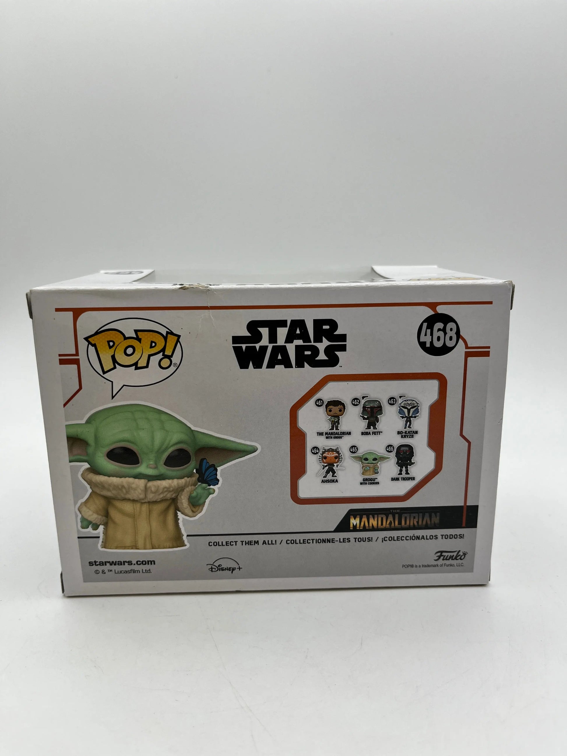 Funko POP! Star Wars The Mandalorian Grogu With Butterfly #468 FRENLY BRICKS - Open 7 Days