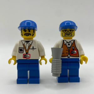 LEGO Minifigure Studio Bundle of 2x - Camera Man, Director - (Genuine) FRENLY BRICKS - Open 7 Days